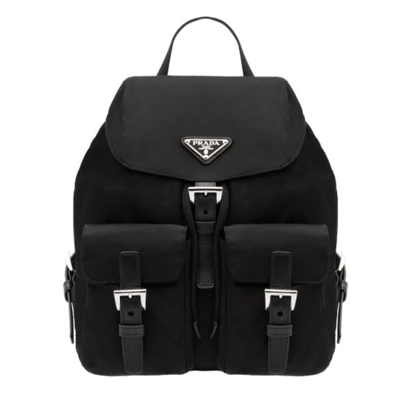 Prada Handbags - ✨HP✨ PRADA Black Nylon Backpack